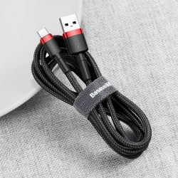 eng_pl_Baseus-Cafule-Cable-Durable-Nylon-Braided-Wire-USB-USB-C-QC3-0-2A-3M-black-red-CATKLF-U91-51809_4